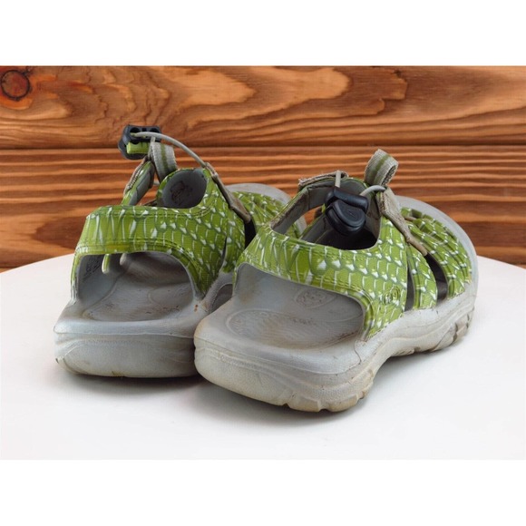 KEEN Shoes Sz 13‎ Fisherman Boys Youth Green Synthetic Drawstring Medium - Picture 7 of 11